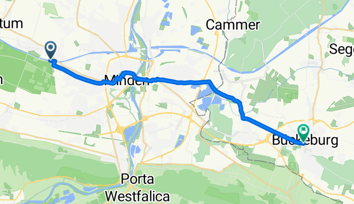 Am Hahler Hafen nach Lange Straße