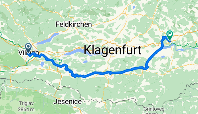 Leiningengasse to Umfahrungsstraße