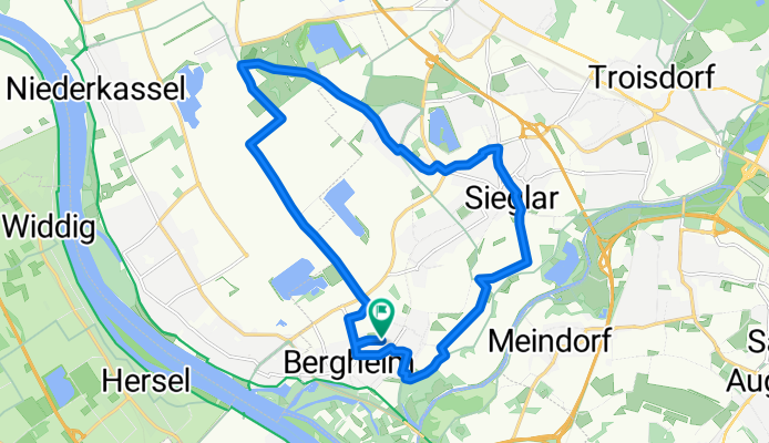 Gertrud-Bäumer-Straße, Troisdorf nach Gertrud-Bäumer-Straße, Troisdorf