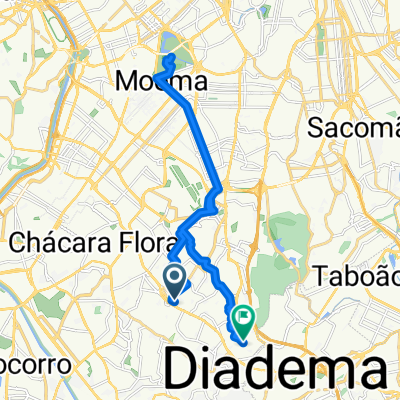 Avenida Cupecê, São Paulo a Rua Dionísio Salomos, São Paulo