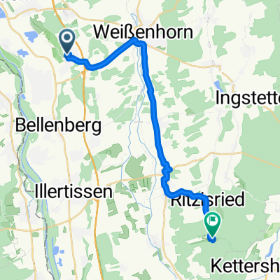 Panoramaweg, Vöhringen nach Matzenhofen, Unterroth