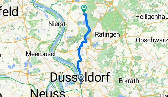 Friedrichstraße nach Hoppengarten