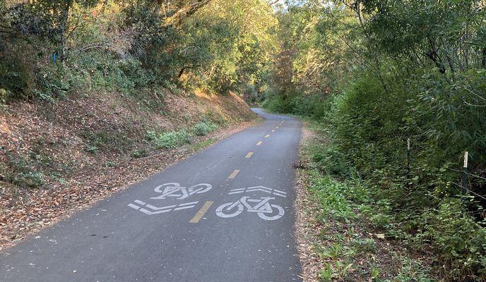 Foto 2 der Bikemap-Route "Sawyer Camp Trail, Burlingame to Sawyer Camp Trail, Burlingame"