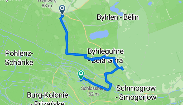 Lübbener Straße nach Willischzaweg