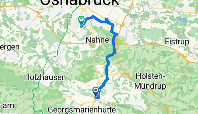Auf dem Thie nach Ernst-Weber-Straße