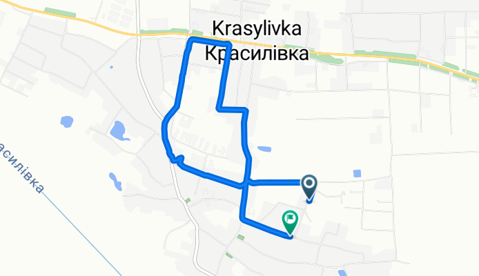Vul. Budivelʹnykiv to Vul. Budivelʹnykiv
