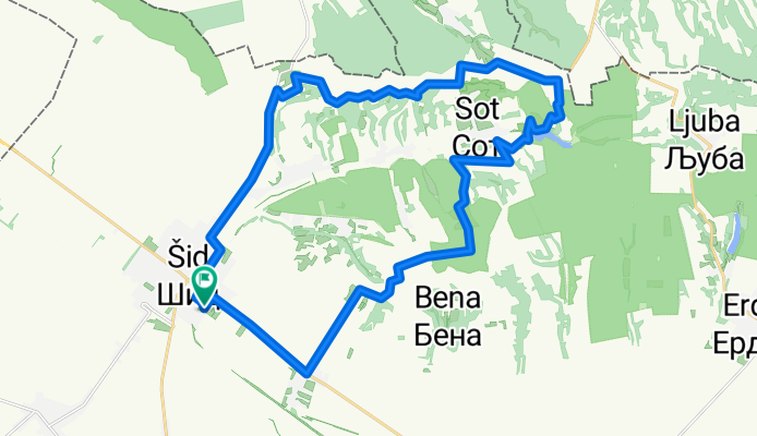 MTB Jednota maraton trening 1, Šid