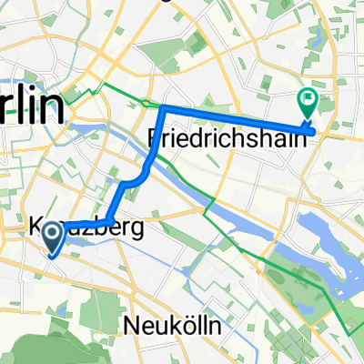 Blücherstraße, Berlin nach Bänschstraße, Berlin