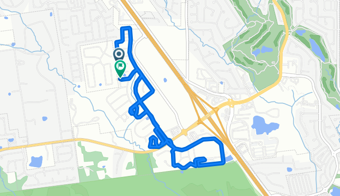 Clarkston Drive to Clarkston Drive