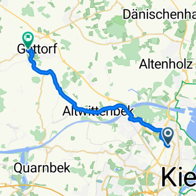 Neufeldtstraße, Kiel nach Hasselrott, Gettorf