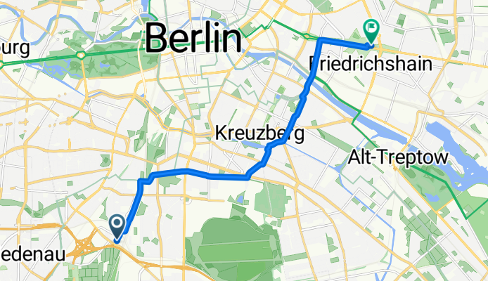 Sachsendamm, Berlin nach Karl-Marx-Allee, Berlin