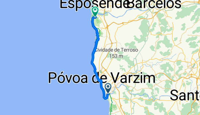 Camino Português- Day 3 (Rua do Lidador, Vila do Conde to Urbanização Lirissol, Fão)