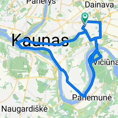 A. Baranausko g., Kaunas to A. Baranausko g., Kaunas