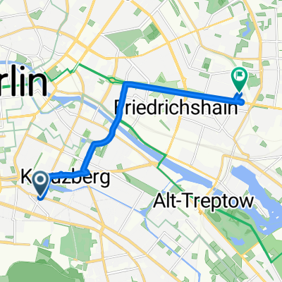 Blücherstraße, Berlin nach Bänschstraße, Berlin