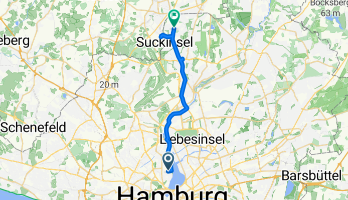Mittelweg, Hamburg nach Hamburg-Nord, Hamburg
