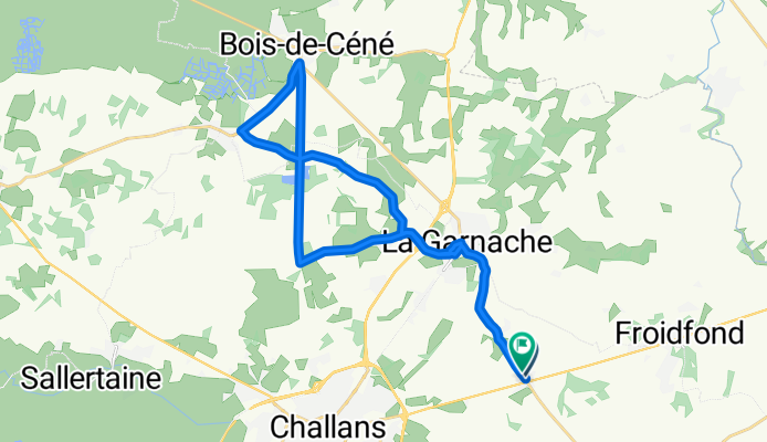 De Chemin de la Taillée à Rue des Brochets