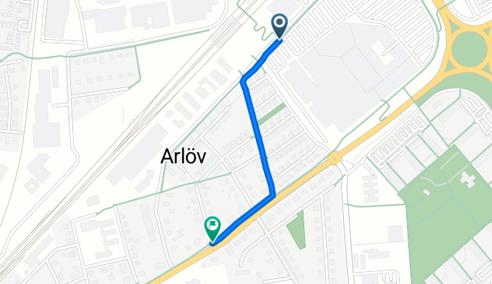 Kronetorpsvägen to Hantverkaregatan 2A