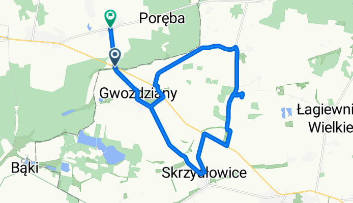 Wystrzycka, Główczyce do Dobrodzieńska, Gosławice