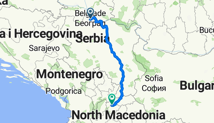 belgrad bis skopje