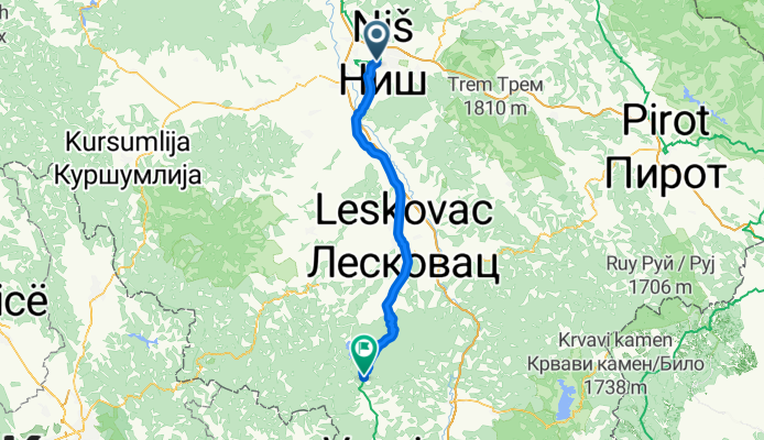 Niš - Vladičin Han