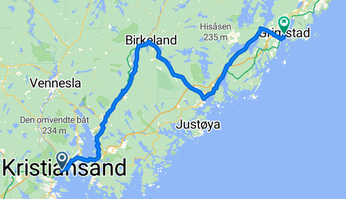 Kristiansand - Grimstad