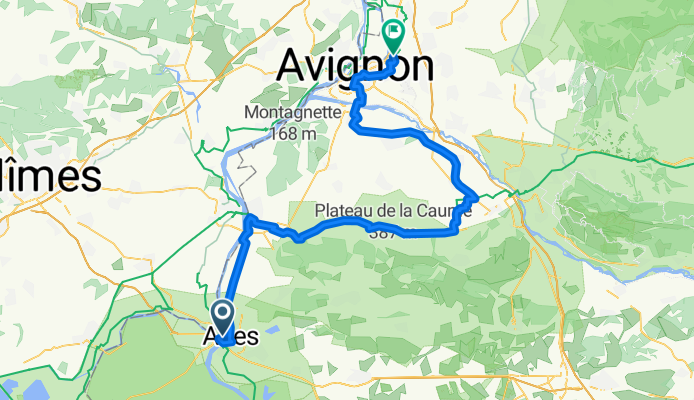 Rue Noguier, Arles to Avenue Victor Hugo, Le Pontet