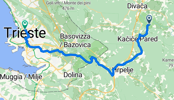 Divaccia - Trieste