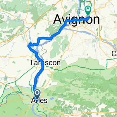 Rue Noguier, Arles to Avenue Victor Hugo, Le Pontet