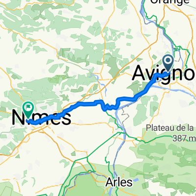 Chemin de la Barthelasse to Rue des Cols Verts