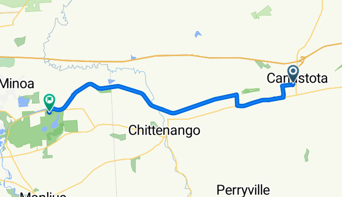 Railroad St, Canastota to Green Lakes Park Dr, Fayetteville