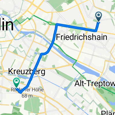 Bänschstraße, Berlin nach Blücherstraße, Berlin