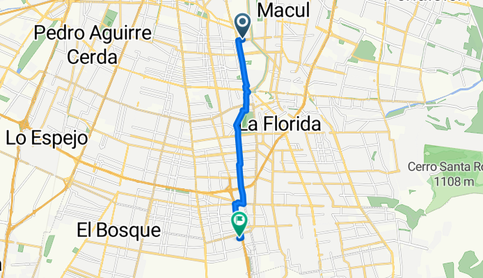Los Pellines, Macul a Los Diaguitas, La Pintana