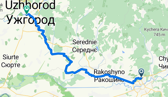 Mukachevo - Uzhhorod