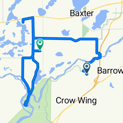 Arielle Dr, Brainerd to 135th St SW, Pillager