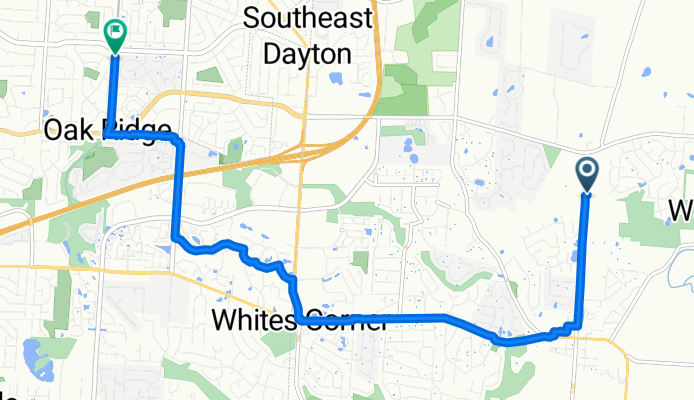 Upper Bellbrook Road to East Rahn Road