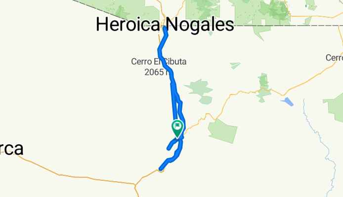 De Calle El Álamo a Calle El Álamo
