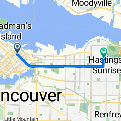 Hornby Street to East Hastings Street
