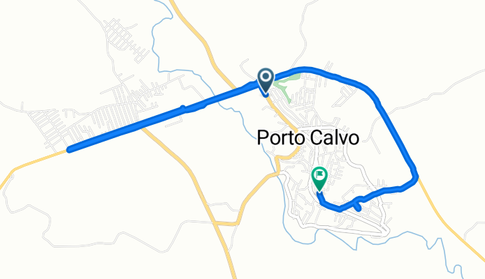 Rua Coronel Clodoaldo da Fonseca, Porto Calvo a Rua do Rosário, Porto Calvo