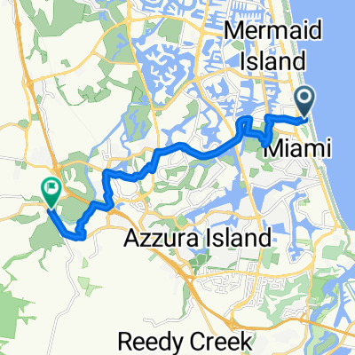 Albatross Av, Mermaid Beach to Mudgeeraba