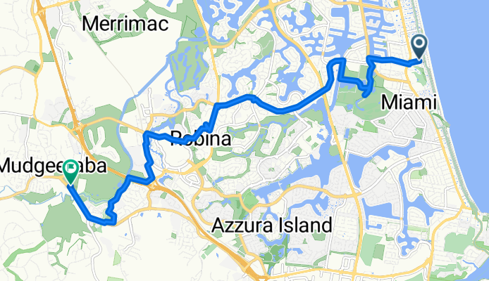 Albatross Av, Mermaid Beach to Mudgeeraba