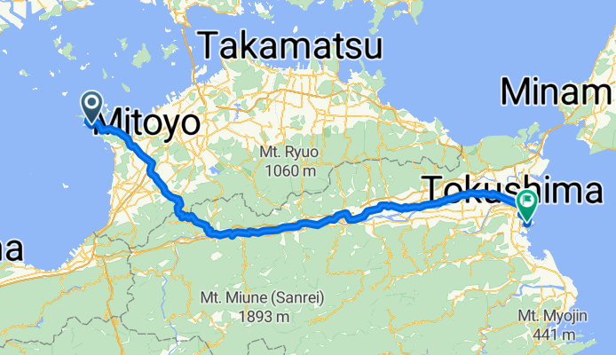 Route to 鳴門市