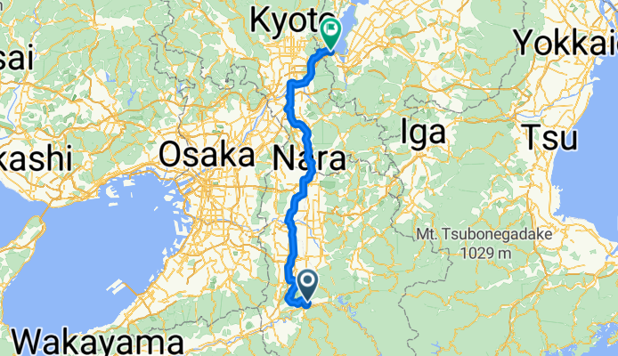 Route to 大津市