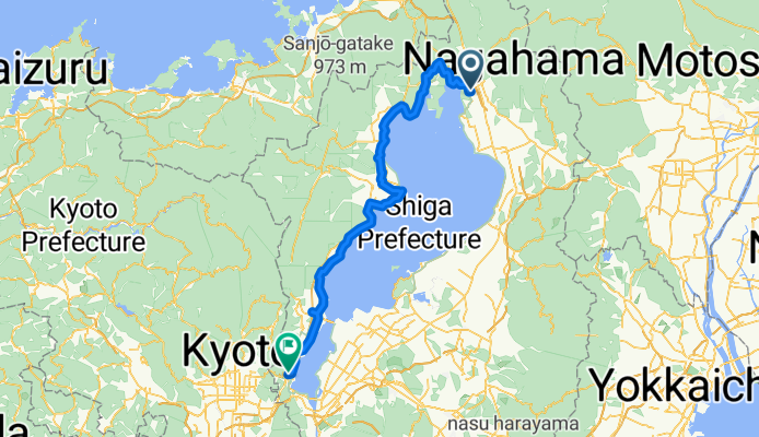 Route in Osaka