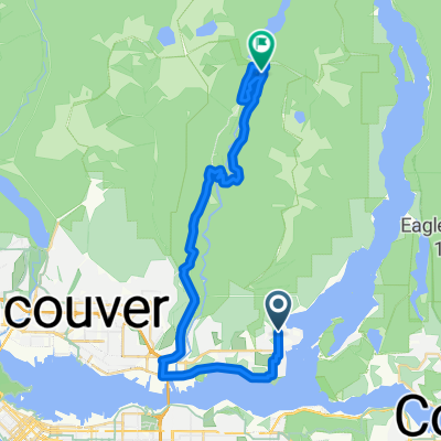 NB Deep Cove Rd @ Badger Rd to Seymour Valley Trailway