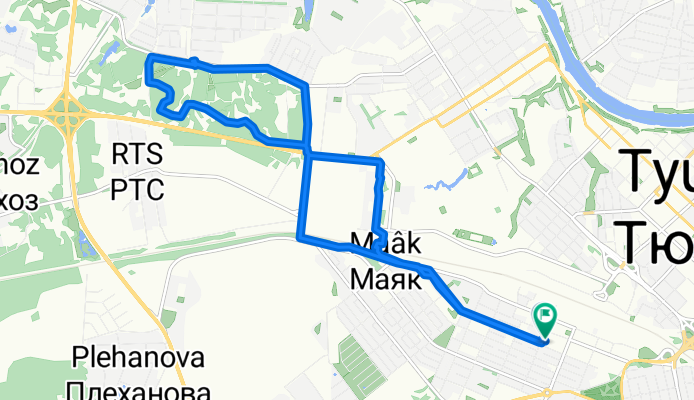 От улица Января до улица Января