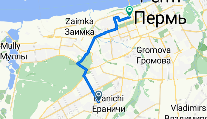 От проспект Декабристов до улица Попова