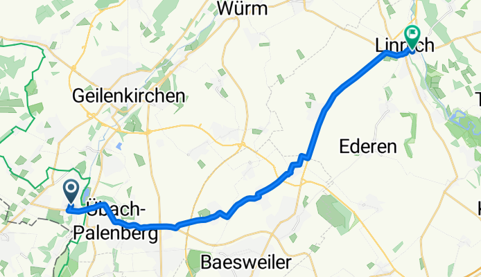 In der Gehölde, Übach-Palenberg nach Schwarzer Weg, Linnich