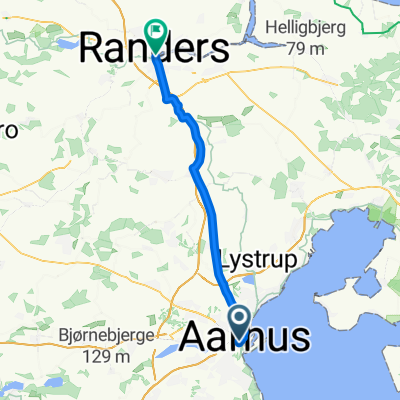 Ebeltoft - Hadsten + Hadsten - Gistrup (1/2)