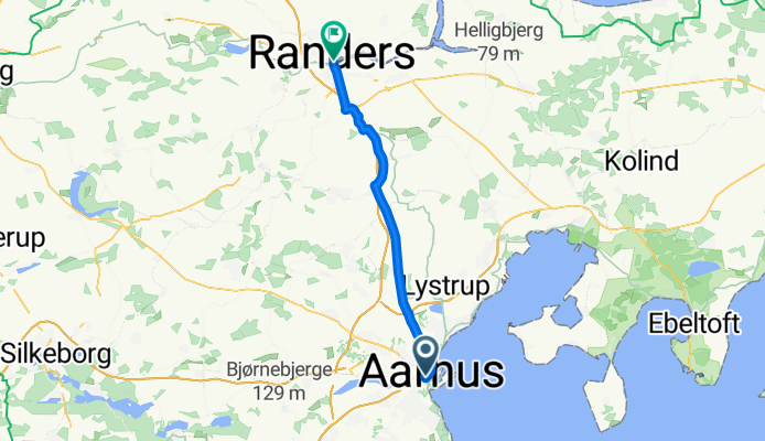Ebeltoft - Hadsten + Hadsten - Gistrup (1/2)