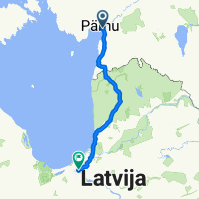 Liivi tee, Pärnu to Centra rajons, Riga